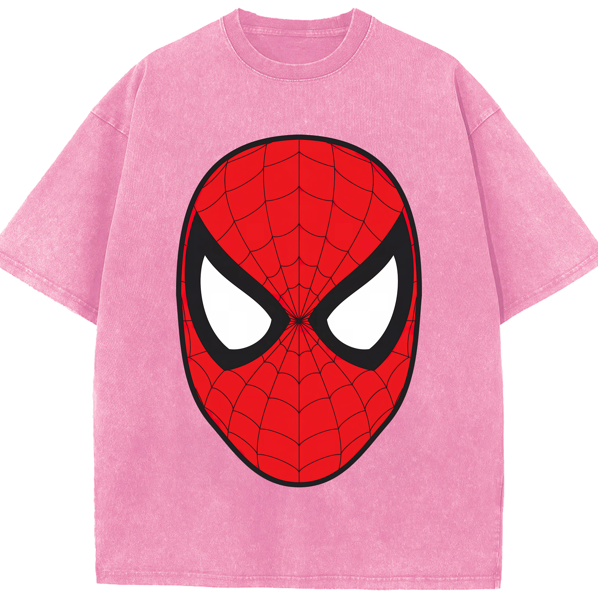 （画像用） Spider Man スパイダーマン 綿100% ヴィンテージ風 半袖Tシャツ（フロントプリント）